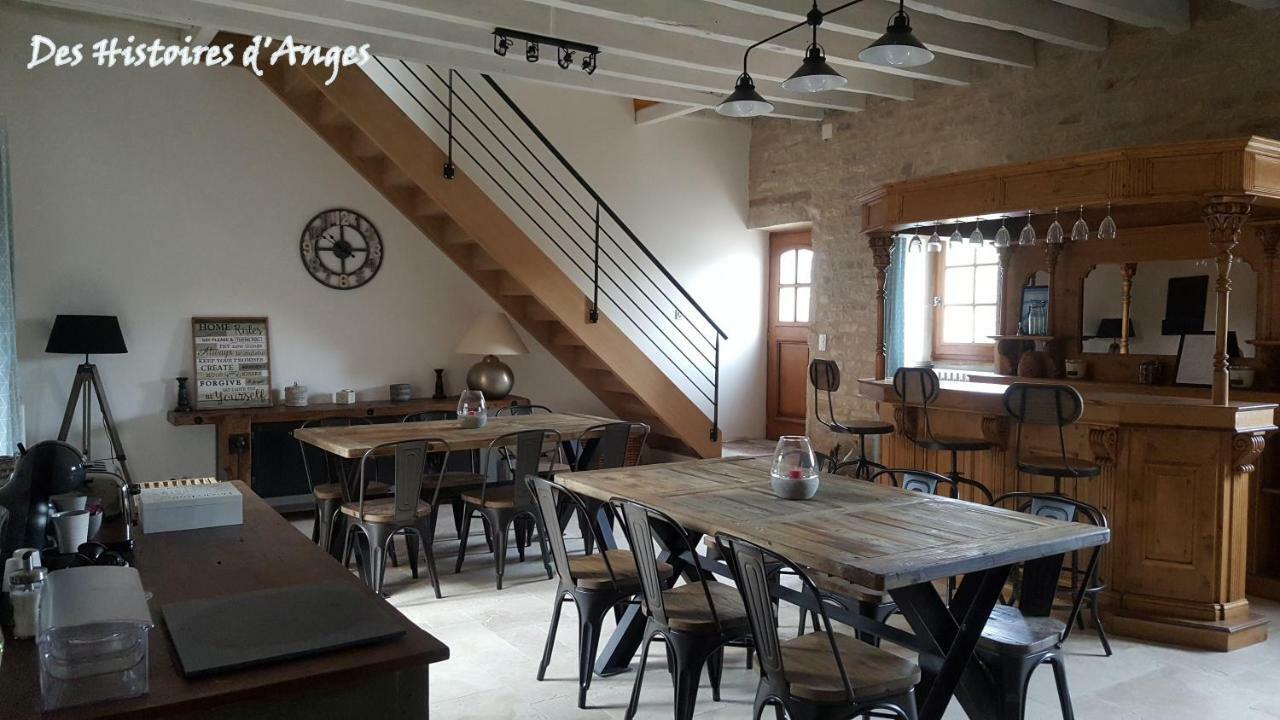 B&B Des Histoires D'Anges - Cote Jardin - Accueil Velo トゥールニュ エクステリア 写真