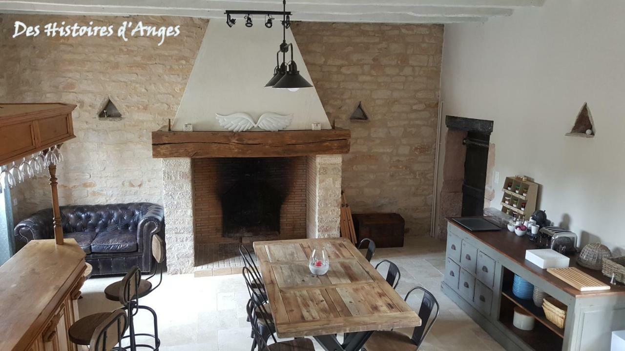 B&B Des Histoires D'Anges - Cote Jardin - Accueil Velo トゥールニュ エクステリア 写真