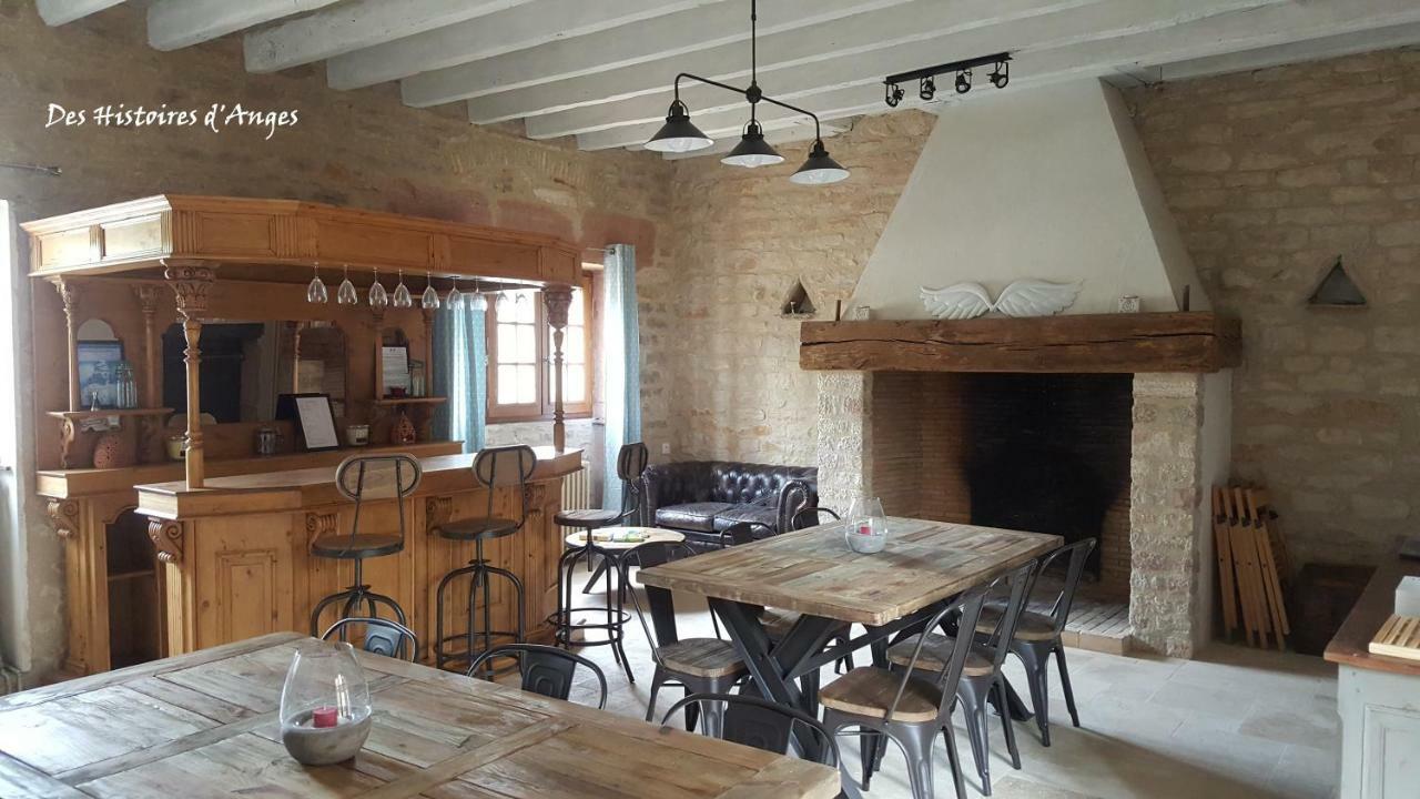 B&B Des Histoires D'Anges - Cote Jardin - Accueil Velo トゥールニュ エクステリア 写真